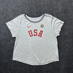 Nike Women’s Navy USA Olympic Team USA Sportswear T Shirt Size XL - Picture 1 of 6