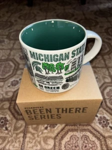 Neu im Karton Michigan State University Starbucks Been There Campus Sammlung Tasse - Bild 1 von 7