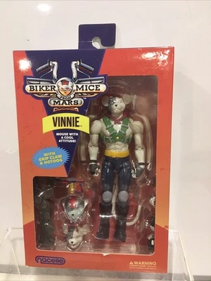BIKER MICE FROM MARS VINNIE WITH GRIP CLAW & HOTDOG  NACELLE FIGURE - Image 1 of 3