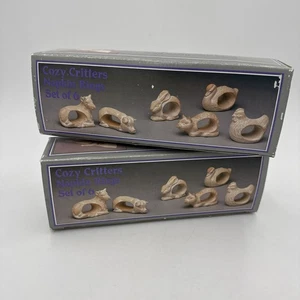 Set 12 TOYO Hydra Stone Cozy Critters Serviettenringe Halter B1 - Bild 1 von 10