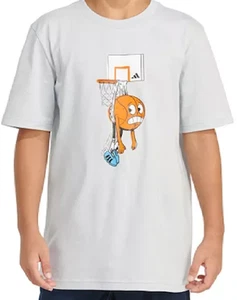 adidas Big Boys Short-Sleeve Lil Stripe Graphic T-Shirt – Size XL (18/20) - Picture 1 of 7