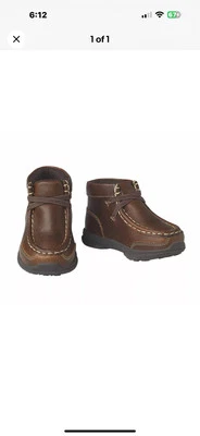 Botas de cuero ARIAT Lil Stompers Garrison para niños pequeños talla 4 Foto 1 de 4
