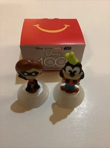 2023 McDONALD'S Disney's 100 Jahre HAPPY MEAL TOYS Set #15 Goofy-Elastigirl - Bild 1 von 2