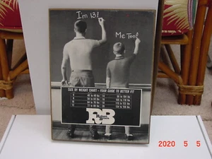 1970'Clothing by Robert Bruce Ease Back Store Sign - Picture 1 of 4