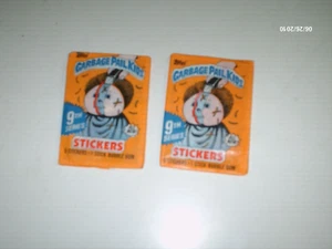(2) 987 Topps Mülleimer Kinder 9. Serie 9 KANADA VERSIEGELT 2 PACKUNGEN - Bild 1 von 2