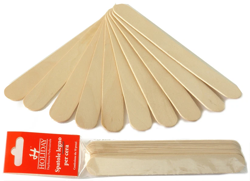 HOLIDAY DEPILATORI Holzspatel 10 Stk