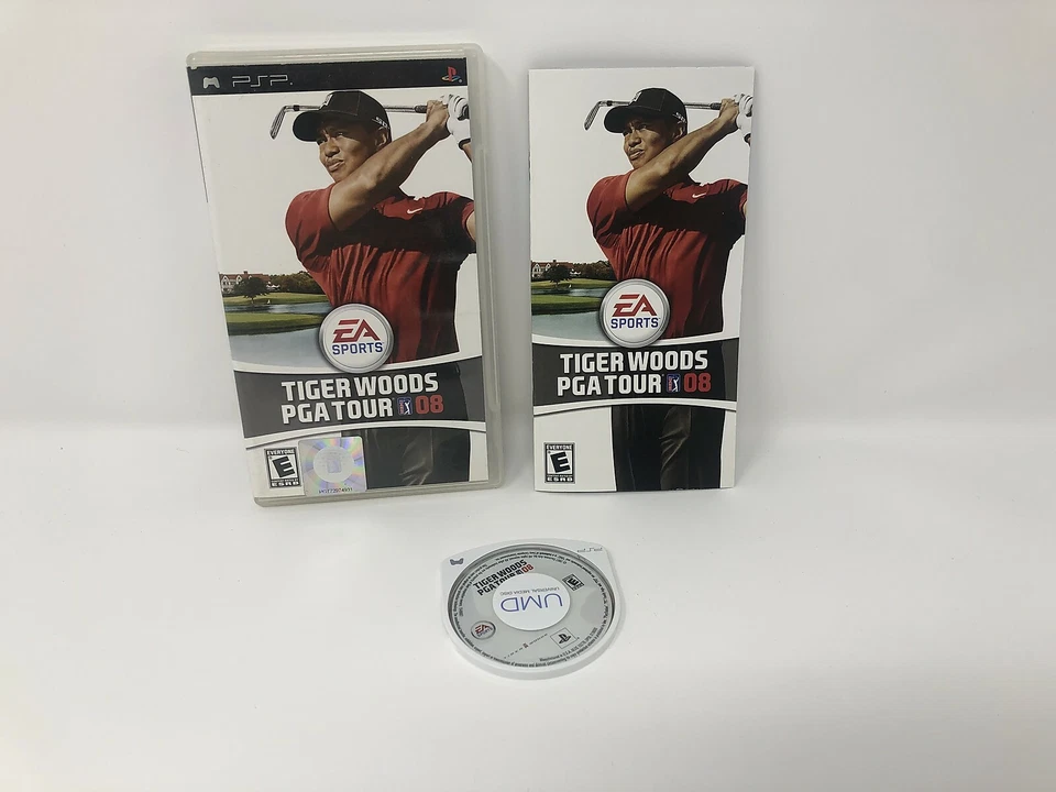 Tiger Woods PGA Tour 08 PSP PlayStation Portable Complete In Box - Image 1 of 1