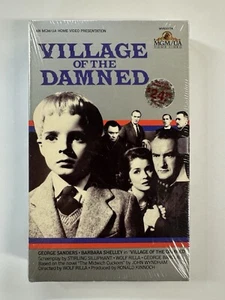 VHS — VILLAGE OF THE DAMNED — Factory Sealed MGM Big Box - Picture 1 of 6