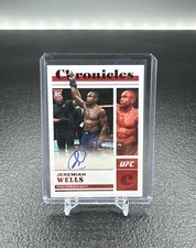 2023 Panini UFC Chronicles Jeremiah Wells Auto RC