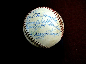 CASEY STENGEL NY YANKEES METS HOF SIGNED AUTO WARREN GILES ONL BASEBALL PSA/DNA - Picture 1 of 6