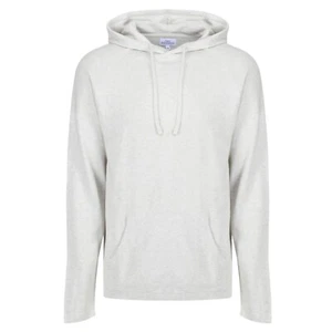 Drawstring Hooded Jumper Top New Famous Brand Mens Long Sleeve High Neck Hoodie - Picture 1 of 5