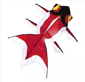 COMETA DE PEZ DORADO o CALCETÍN DE VIENTO 4 POSTE BANDERA 163cm x 118cm asustador de pájaros camping caravana - Imagen 1 de 1