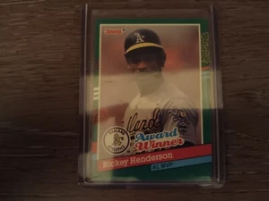 Rickey Henderson 1991 Donruss Oakland Athletics Award Winner Baseballkarte #761 - Bild 1 von 2