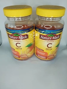 Nature Made Vitamin C Gummies 250 Mg 120 Ct Ea (Lot Of 2) Exp:10/2025 - Picture 1 of 5