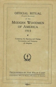 Ritual, Modern Woodmen of America, 1915  Lot 158 - Picture 1 of 1