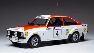 MODELLINO AUTO STATICO IXO FORD ESCORT VATANEN #4 1000 LAGHI RALLY 1977 1/18 - Immagine 1 di 4