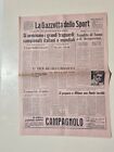 Gazette Dello Sport 22 Juillet 1958 Tour De France - Italie Coupe Davis