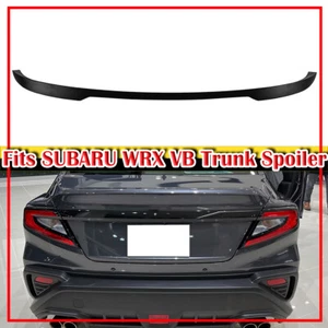Fits 2025 SUBARU WRX STI 5th Sedan VB DTO Type Trunk Spoiler Painted Black - Picture 1 of 4