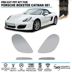 Scheinwerfer Steinschlagschutz PPF Lackschutzfolie Set für Porsche Boxster 981 - Bild 1 von 4