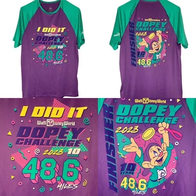 Run Disney  Dopey Challenge Marathon Running Shirt S Finisher I Did It - Image 1 of 4