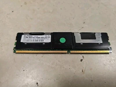 ELPIDA 512MB 2RX8 PC2-5300F ECC DDR2-667 Memory Modules EBE51FD8AJFT-6E-E - Immagine 1 di 2