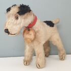 Rare Vintage Pre-War Steiff  C.1934 ,14Cm. Mohair "Fox" Fox Terrier I.D.1314,0.