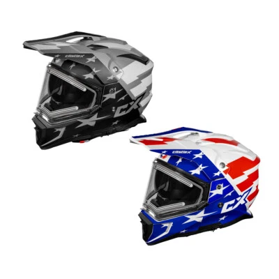 Casco de moto de nieve Castle X CX200 Liberty eléctrico doble deportivo (S - 3XL) Foto 1 de 2