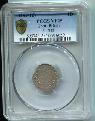 1199-16 Great Britain 1D - PCGS VF25  - Image 1 of 2