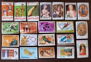 Antigua & St. Lucia Briefmarken Lot #J370 - Bild 1 von 1
