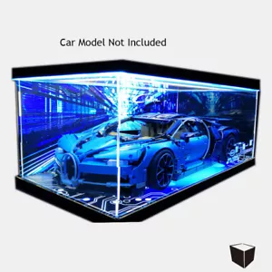 Acrylic Dustproof Led Model Assembled Display Cases For Lego42083 Bugatti Veyron - Picture 1 of 5