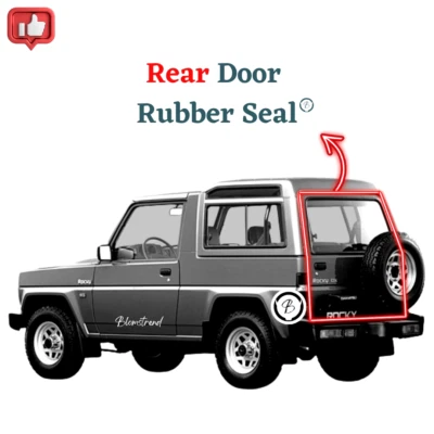 Sello de goma para puerta trasera Daihatsu Taft Rocky Rugger Fourtrak F75 Weatherstrip Foto 1 de 4