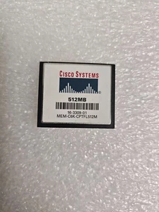Cisco MEM-C6K-CPTFL512M Catalyst 6500 Sup720/Sup32 Compact Flash Mem 512MB - Afbeelding 1 van 1