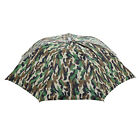 OD 37.4" Umbrella Hat, Oxford Single Layer Sun Rain Cap with Head Strip, Camo