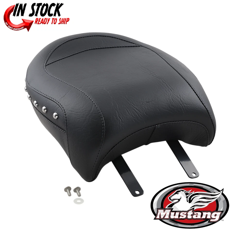 Assento de passageiro Mustang cravejado largo touring para 2014-2019 Indian Chieftan - Imagem 1 de 1