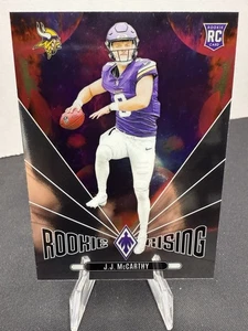 💥2024 Panini Phoenix J.J. McCarthy Rookie Rising Stars Minnesota Vikings - Picture 1 of 2
