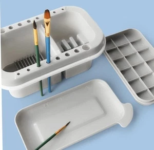 1 Set of Painting Brush Cleaner Washer Painting Brush Holder Multi-functional - Picture 1 of 8