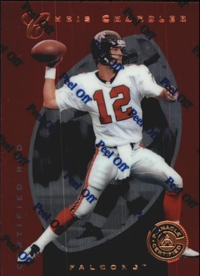 1997 Pinnacle Certified Red #87 Chris Chandler - FB - Image 1 of 2