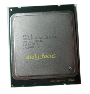 Intel Xeon E5-2650L 1.8 GHz LGA2011 8 cores  SR0KL CPU Processors 20 MB - Picture 1 of 4