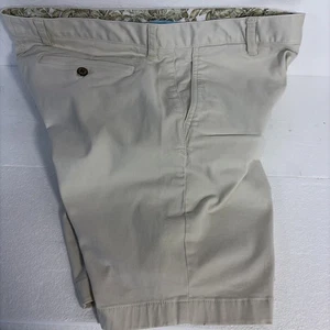 Tommy Bahama Pantalones Cortos Para Hombres 34 Azul Marino Algodón Sarga 9” Entrepierna Atletismo Relajarse - Imagen 1 de 4