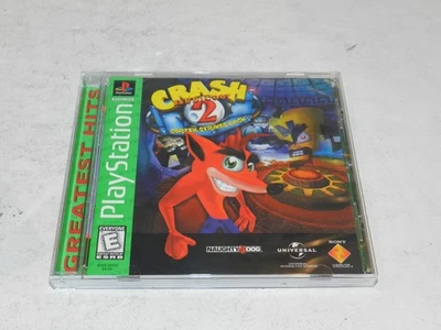 Crash Bandicoot 2 PlayStation 1 PS1 Greatest Hits CIB Complete - Tested - Image 1 of 2