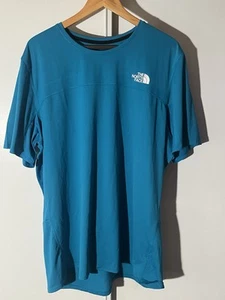 The North Face FlashDry Shirt Men’s size XXL Tall Blue Athletic Tee - Picture 1 of 17