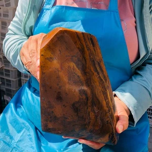 7,76 Pfund natürliches Tigerauge Mineral Quarz Kristall Mineral Reiki Heilung - Bild 1 von 13
