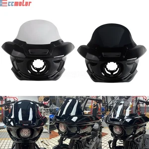 Front Headlight Fairing Windshield For Harley Softail Street Bob FXBB FXBBS FXLR - Picture 1 of 55