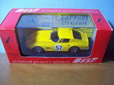1/43 BEST 9083 FERRARI 275 GTB/4 LE MANS 1966 #57 NOBLET/DUBOIS - Image 1 of 4