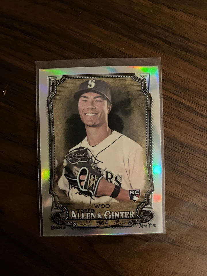 2024 Topps Allen & Ginter Hot Box Foil # 78 Bryan Woo Rookie Seattle Mariners - Image 1 of 1