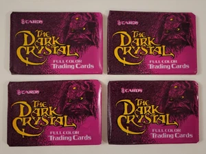 1982 THE DARK CRYSTAL 4 Unopened SEALED Nice WAX CARD PACKS Vintage DONRUSS - Picture 1 of 3