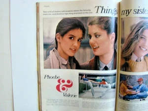 Seventeen Magazine Sisters & Models Phoebe & Valerie Cates Article Oct 1979 - Bild 1 von 4