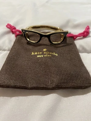 Brazalete Brazalete Kate Spade Goreski Lookout Gafas Esmalte Negro Foto 1 de 4