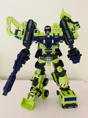 Maketoys 3rd Party GREEN GIANT TYPE-61 Transformation DEVASTATOR Constructicons - Bild 1 von 4