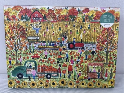 Michael Storrings Pumpkin Patch 1000 Piece Puzzle Galison Complete EUC - Image 1 of 4